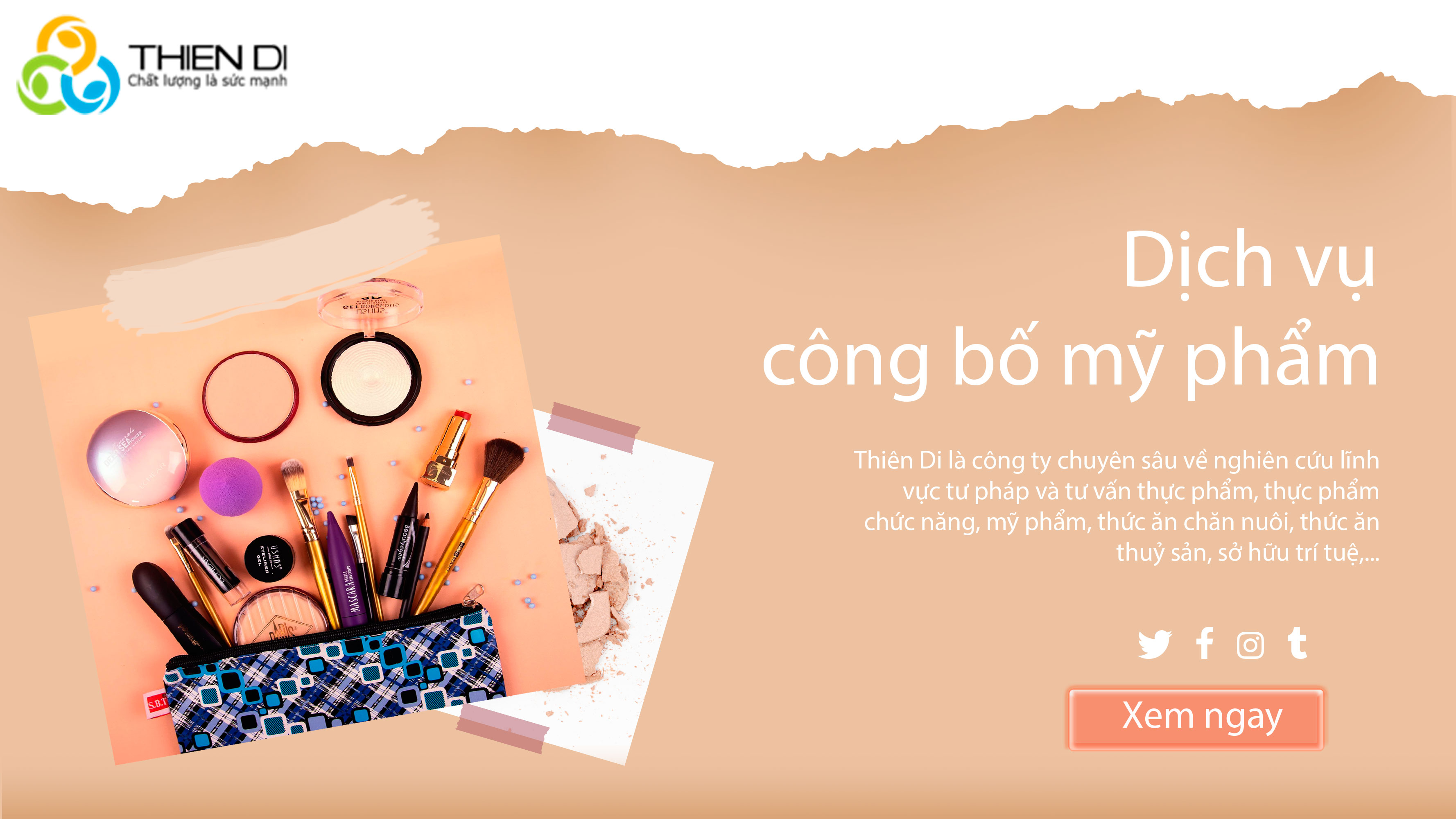 dịch vụ công bố mỹ phẩm
