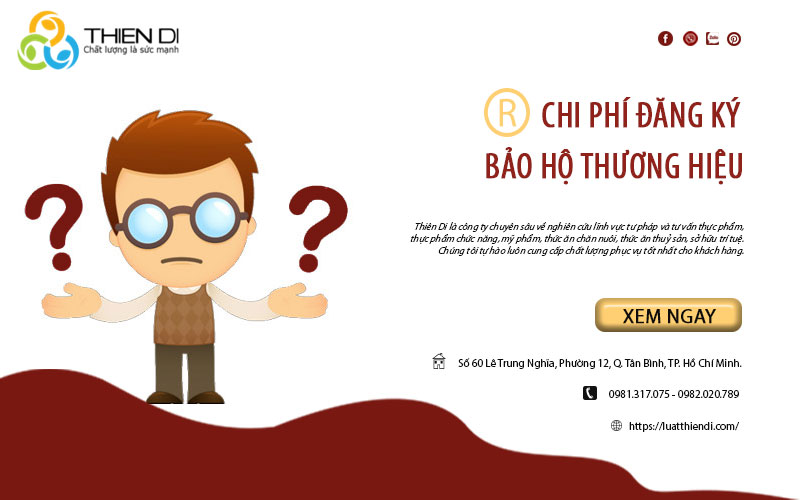 chi phí đăng ký bảo hộ thương hiệu