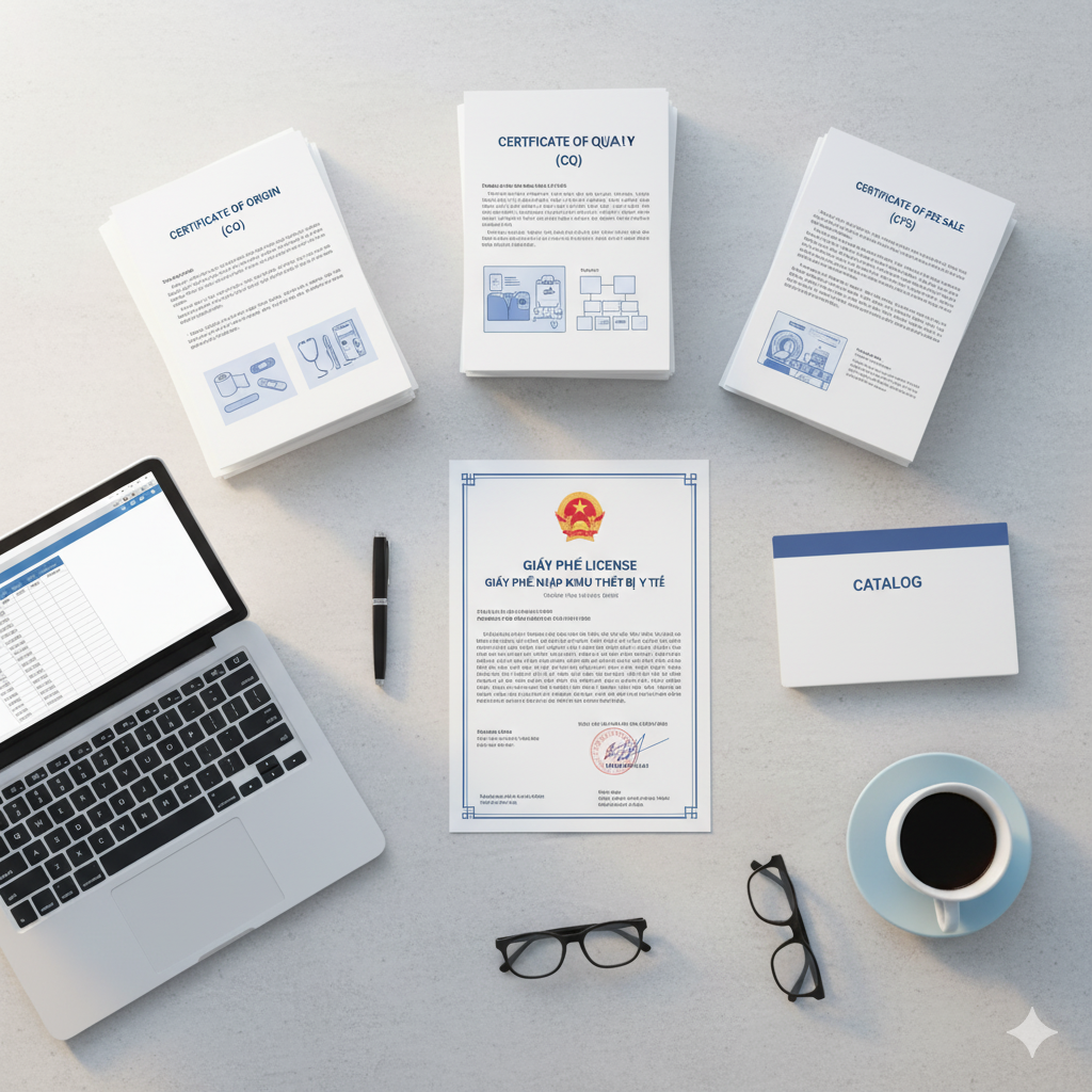 Hồ sơ xin giấy phép nhập khẩu thiết bị y tế năm 2025
