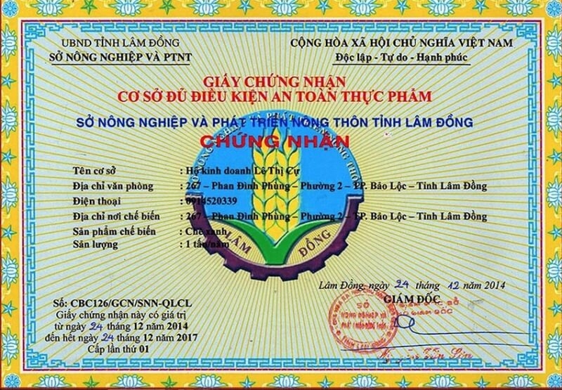 Quy trình xin giấy chứng nhận a toàn thực phẩm khá phức tạp (hình minh họa)