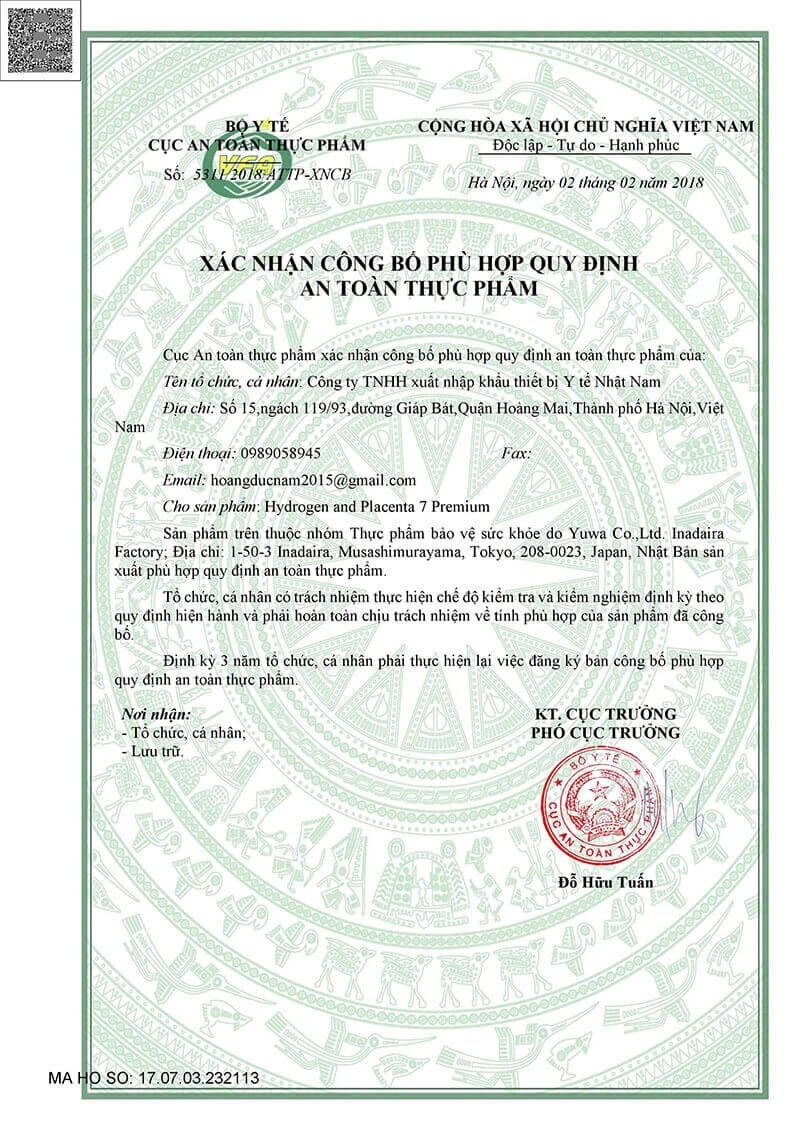 Hồ sơ xin giấy công bố thực phẩm trong nước hoàn thiện do Luật Thiên Di thực hiện